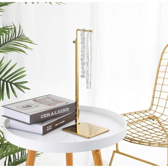 2 Purse Display Stands Metal Handbag Display Stand Hanging Hook Bag - Picture 3 of 5